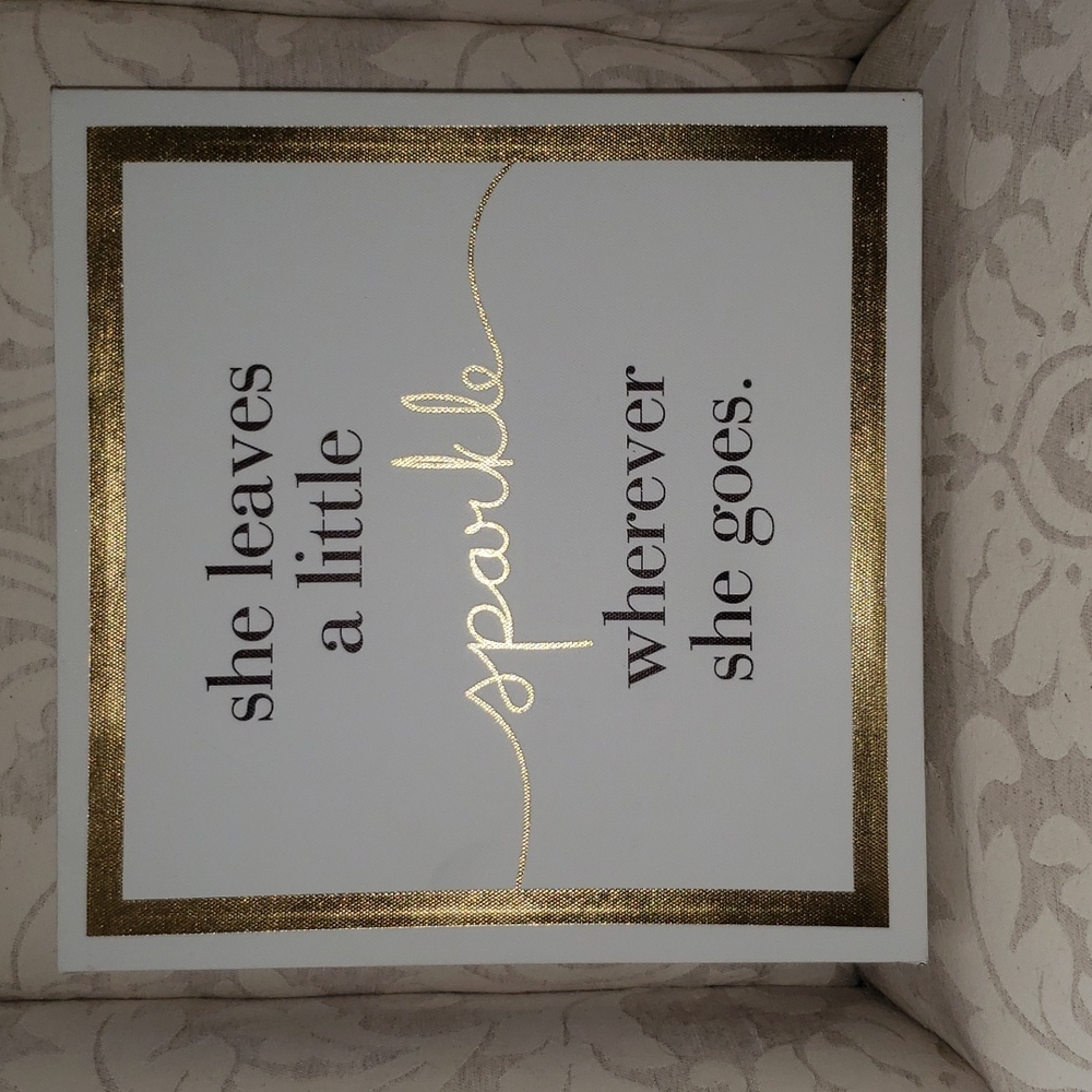 Desk Decor - Make your own sparkle & leave sparkle